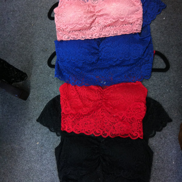 Lace bra top